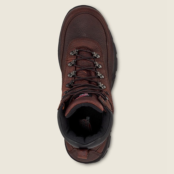 Vandrestøvler Herre - Red Wing Truhiker - 6-Inch Waterproof Soft Toe - Mørkebrune - CGWBDI-931